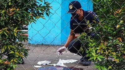 Two Philippine soldiers were killed in a landmine blast