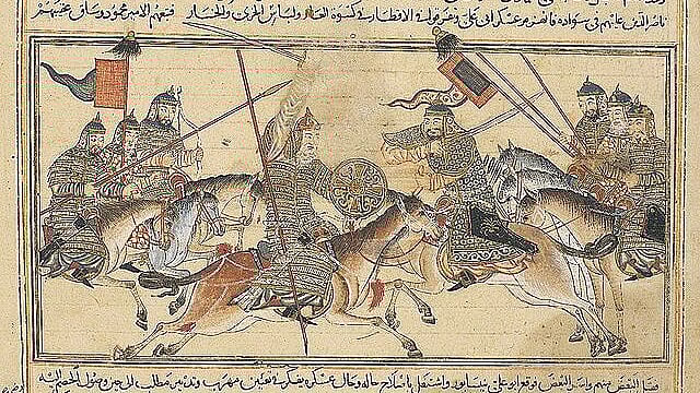 Depiction of a battle between Mahmud of Ghazni and Abu Ali Simjuri. (Courtesy: Wikimedia)
