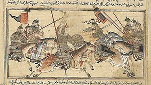 Depiction of a battle between Mahmud of Ghazni and Abu Ali Simjuri. (Courtesy: Wikimedia)
