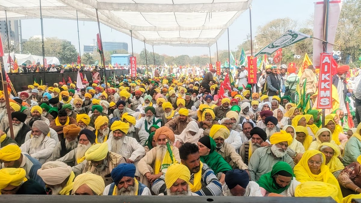 File photo of an SKM-led protest