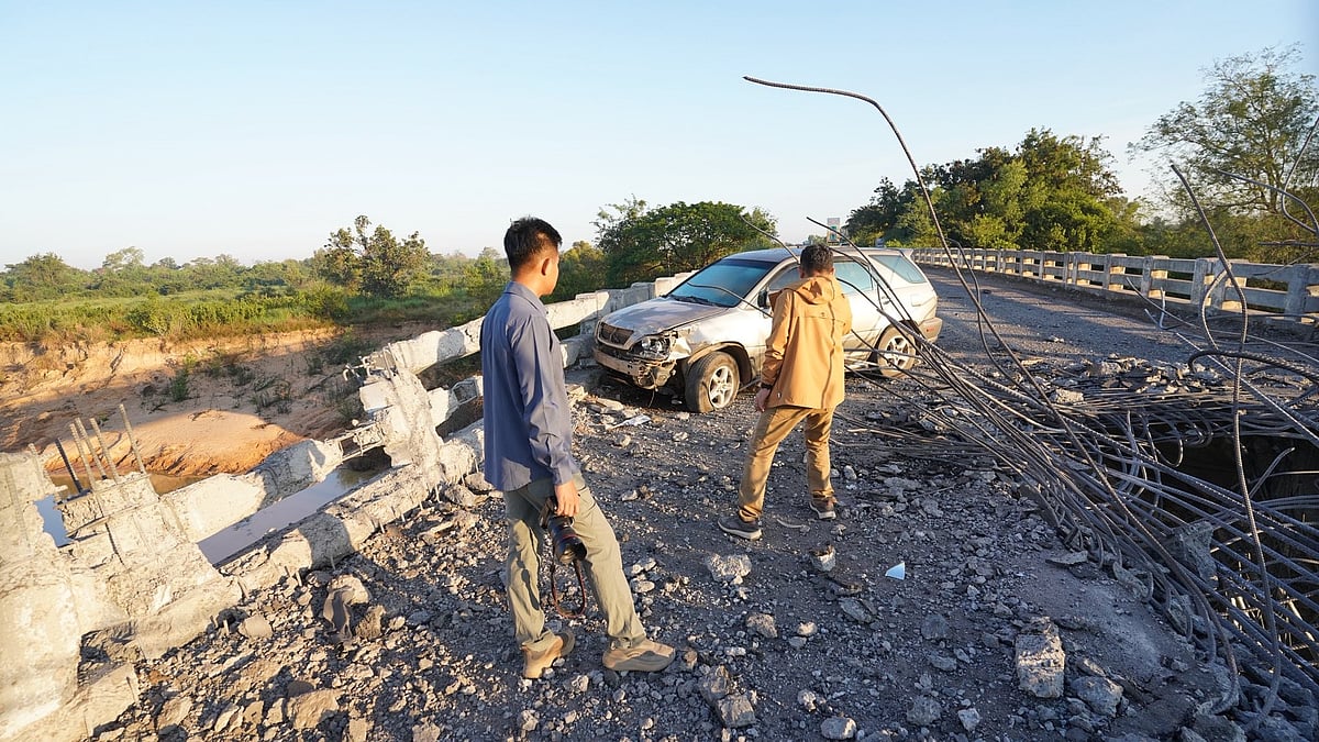 Destruction in Cambodia 