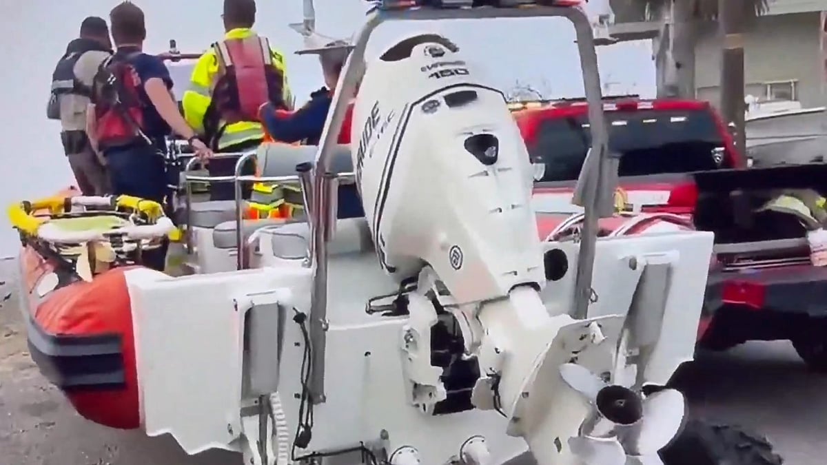 Emergency responders rush to save lives amid the Galveston Bay crash chaos.