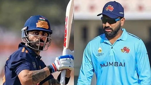 Virat Kohli and Rohit Sharma helped themselves to centuries on Wednesday