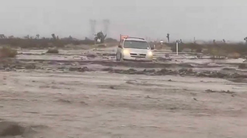 Massive flooding shut down major highways in California