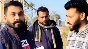 A screengrab from the viral video