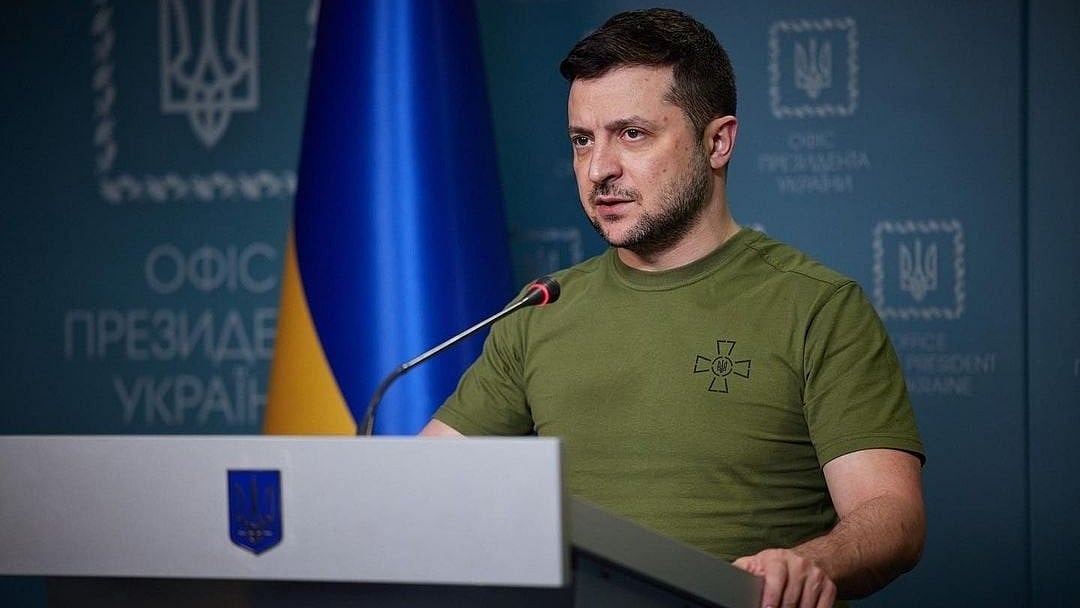 Ukrainian President Volodymyr Zelensky