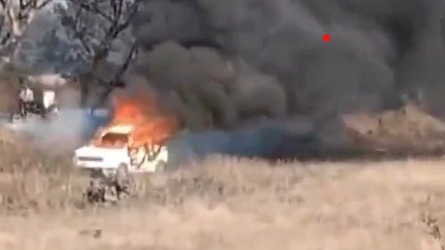 Screengrab from purported video of the violence