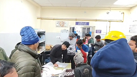 Trains collided inside the Vishnugad–Pipalkoti hydel project tunnel