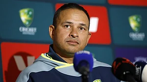 Hot holding back: Usman Khawaja on Friday