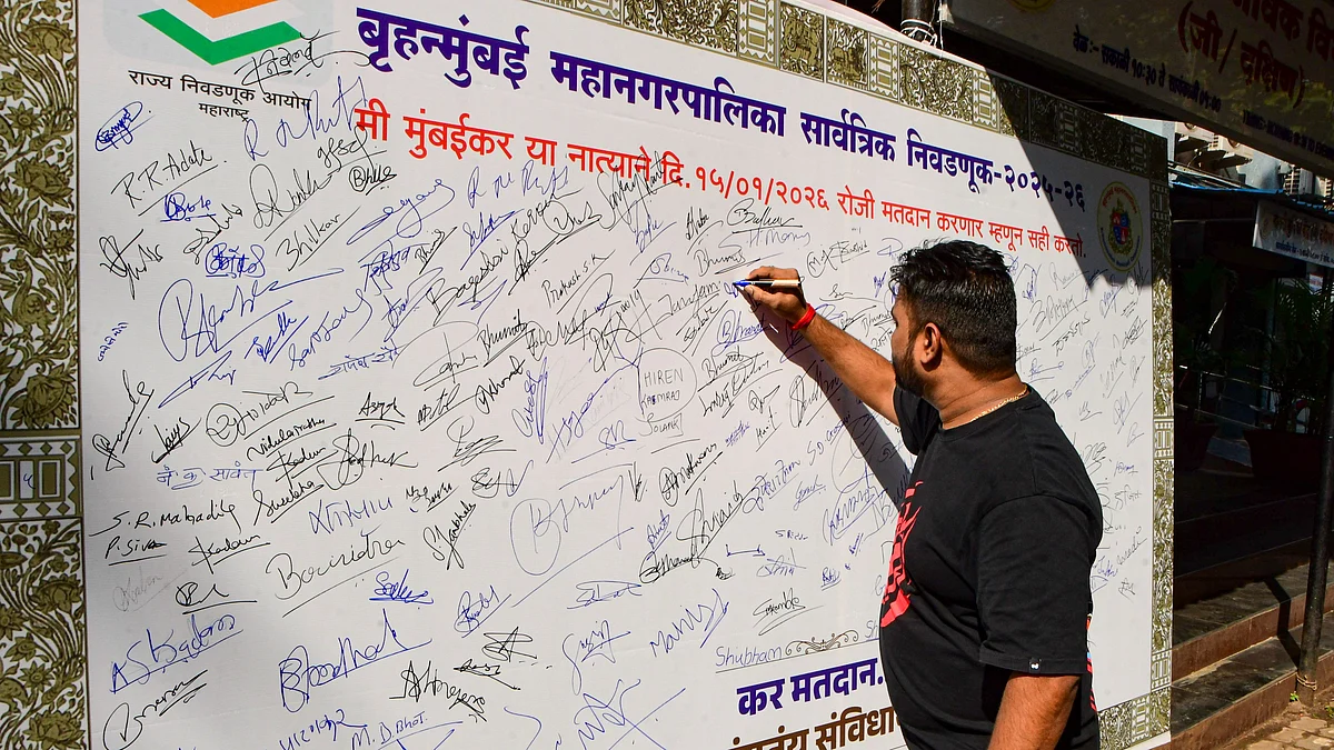 BMC's poll awareness campaign in Mumbai