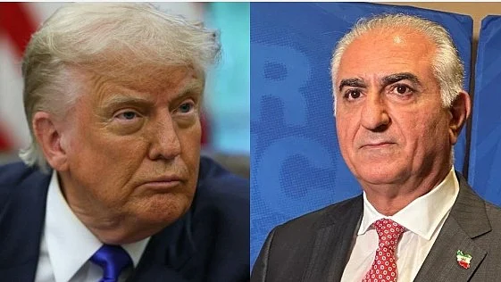 Trump and Iran's self-proclaimed crown prince Reza Pahlavi