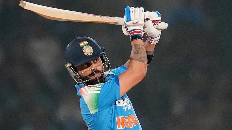 Virat Kohli on a rampage in Vadodara.