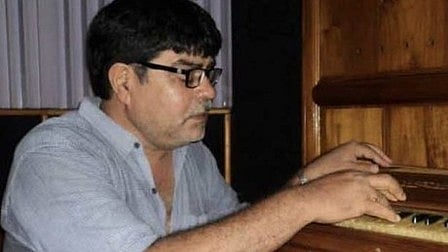 Prolay Chaki, a Bangladeshi musician and cultural secretary of the Awami League.