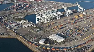 A bird's eye view of Chabahar port