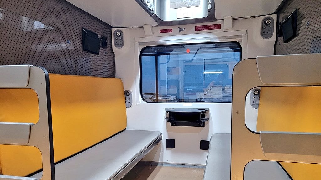 A Vande Bharat sleeper coach