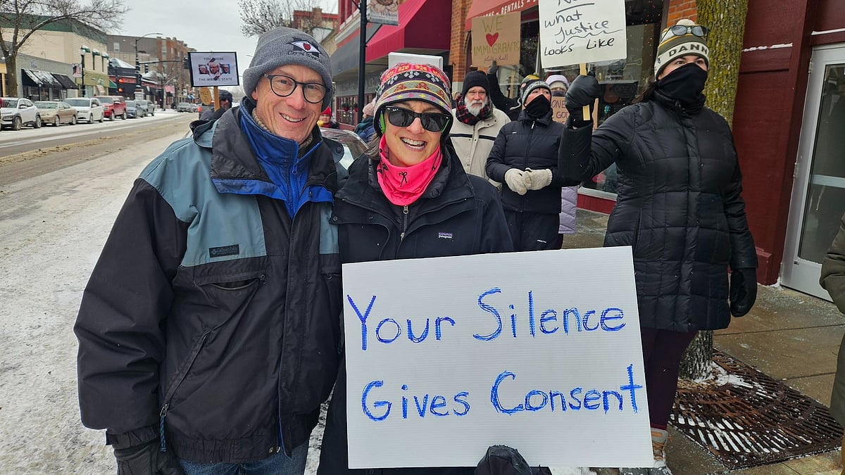 Protestors in Minnesota 