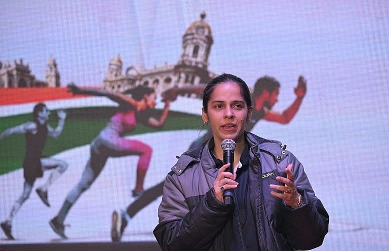 Saina Nehwal was a guest of honour at a Kolkata Run in January