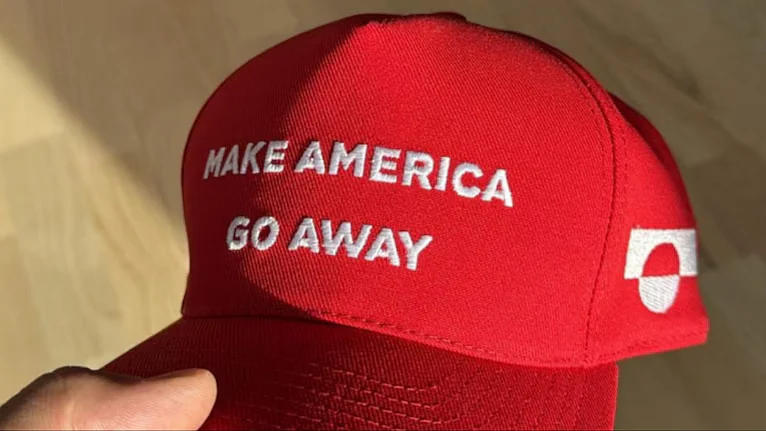 A Make America Go Away cap