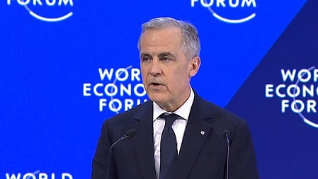 Prime Minister Mark Carney at Davos.