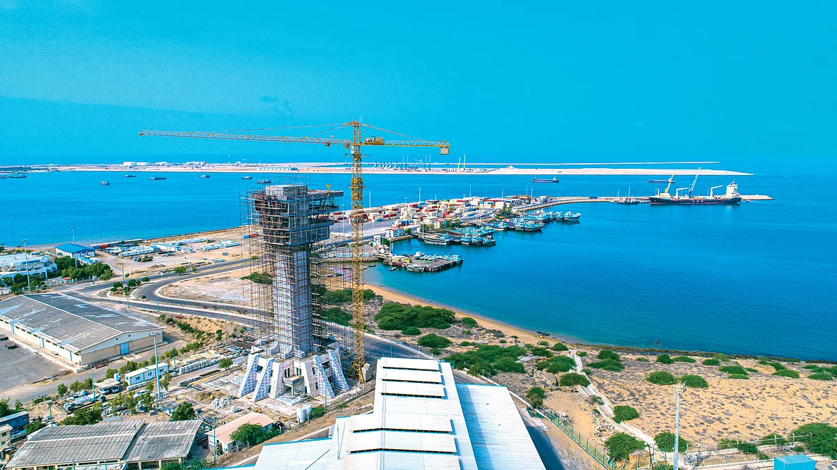 A view of Chabahar port