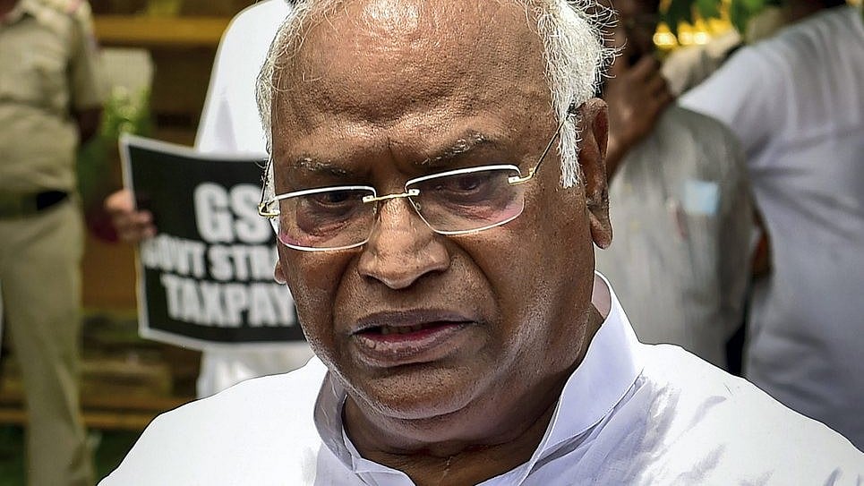 Congress president Mallikarjun Kharge.