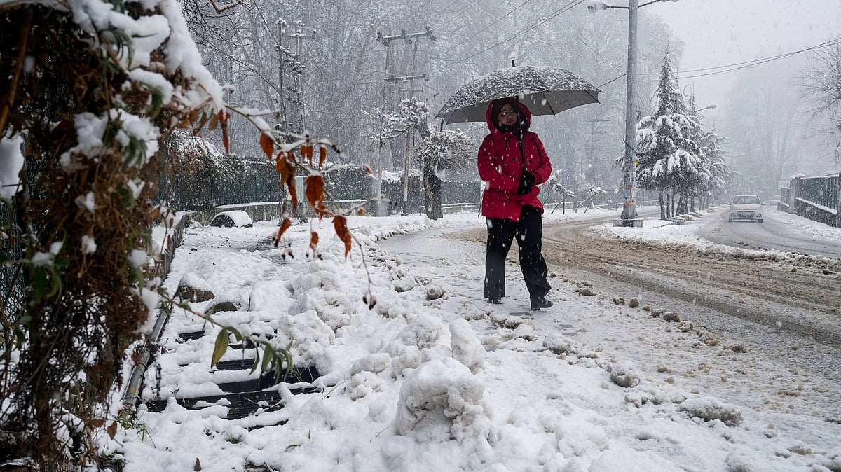 Snowfall disrupts life in Kashmir; highway shut, Srinagar flights cancelled.