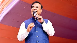 Himanta Biswa Sarma at a rally
