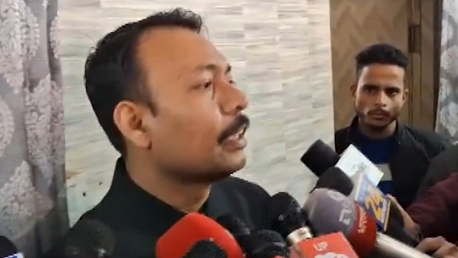 Alankar Agnihotri faces the media after his resignation