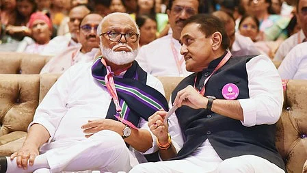 NCP working president Praful Patel and minister Chhagan Bhujbal