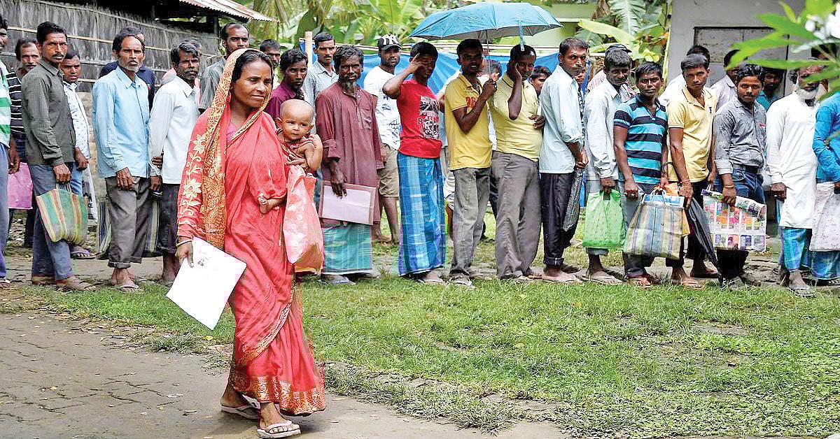 A special revision centre in Assam