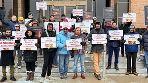 Hindu Americans hold rallies across US to protest attacks on minorities in Bangladesh.