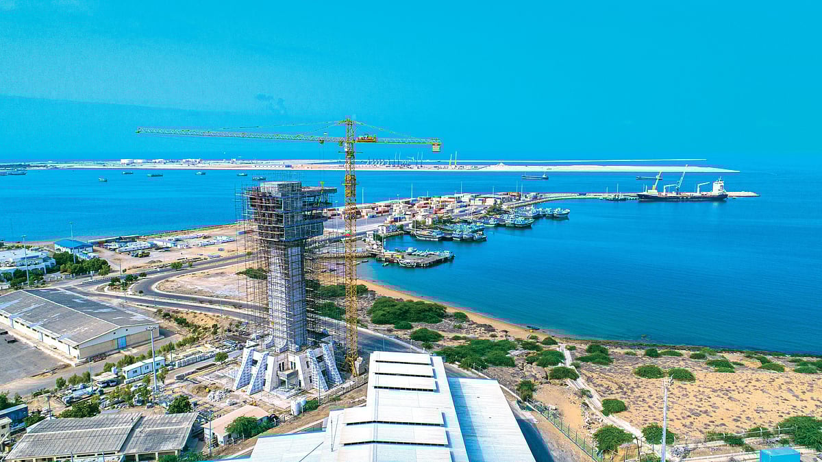 A view of Chabahar port