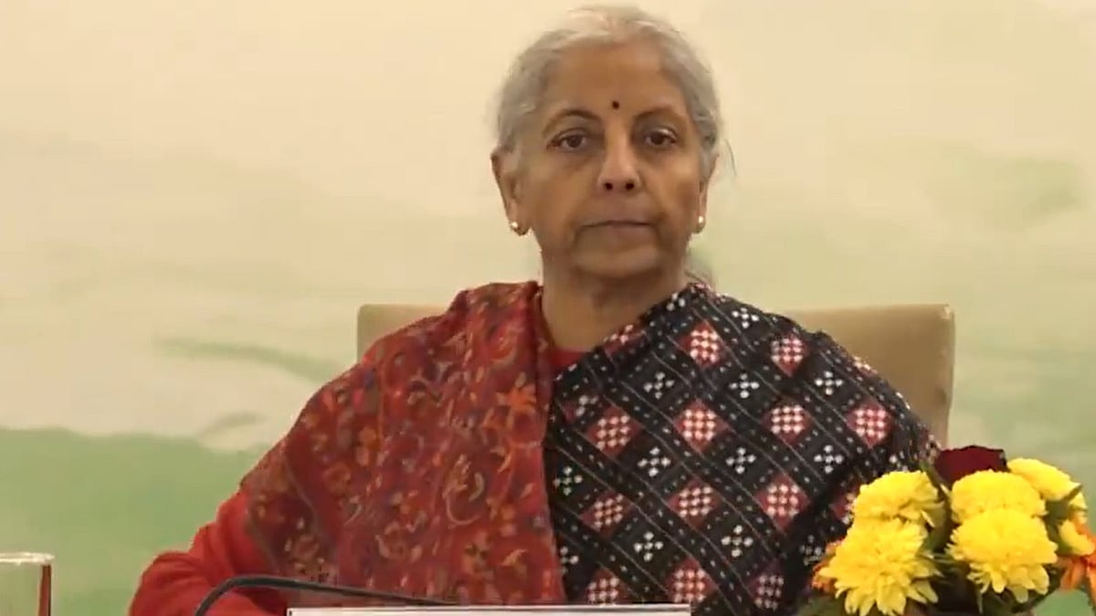 Finance minister Nirmala Sitharaman.