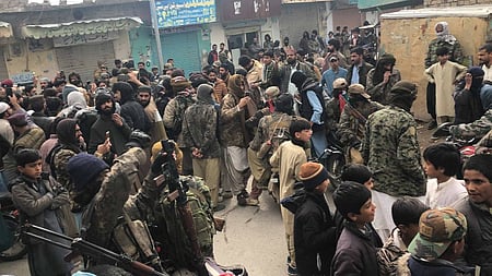 Security forces on guard in Quetta