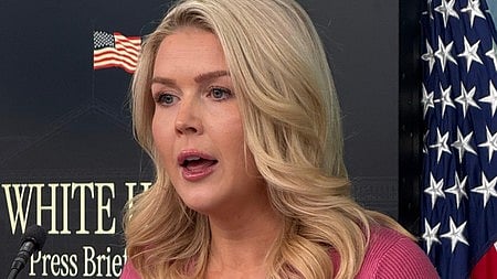 Press secretary Karoline Leavitt.