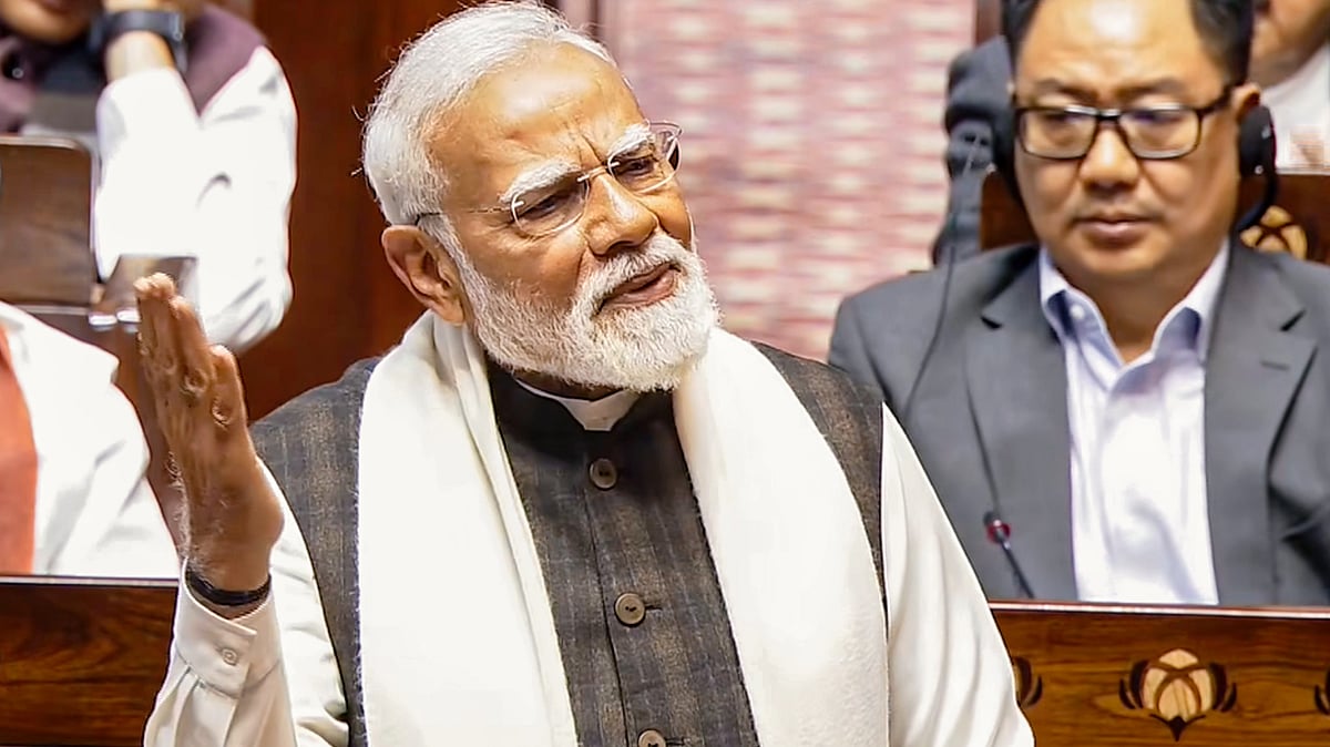 Narendra Modi replies to the motion of thanks to the President's address in the Rajya Sabha, 5 Feb