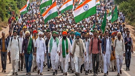 Representative image of farmers’ rally.