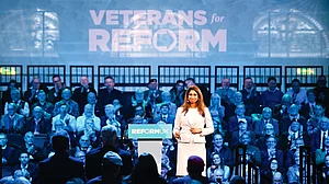 Former Conservative home secretary Suella Braverman, now with Reform UK