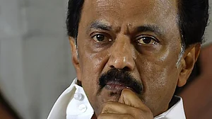 DMK president M.K. Stalin.