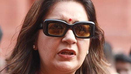 Shiv Sena (UBT) MP Priyanka Chaturvedi.