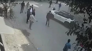 Screen grab of the incident