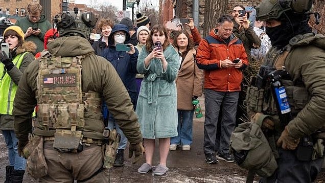 Angry residents confront ICE agents in Minneapolis, Minnesota