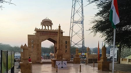 Representative image of India–Pakistan border.