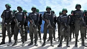 Representative image of Nigeria police.