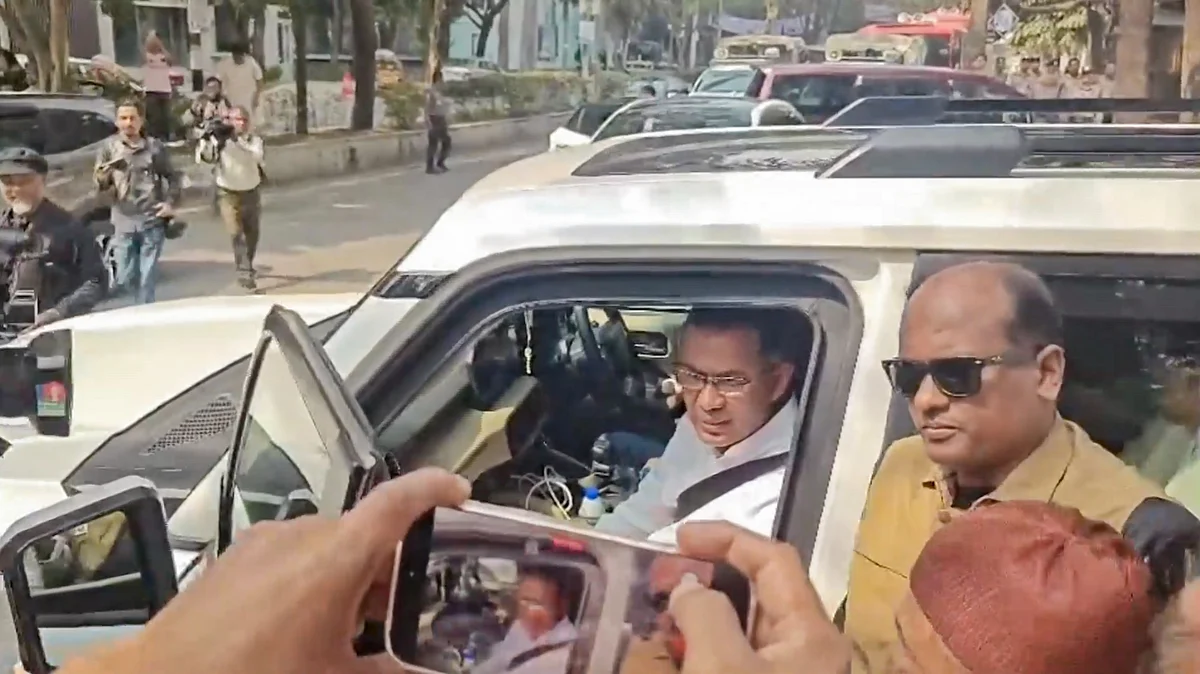 BNP leader Tarique Rahman in Dhaka.