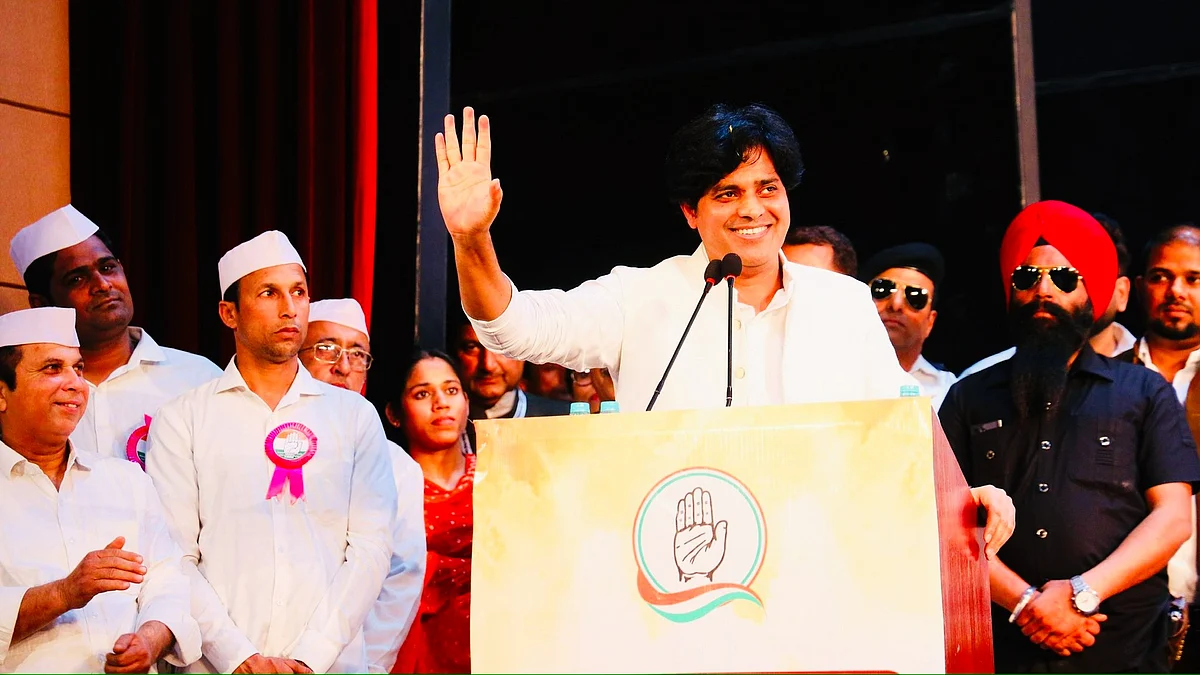 Imran Pratapgarhi at the event in Jaipur