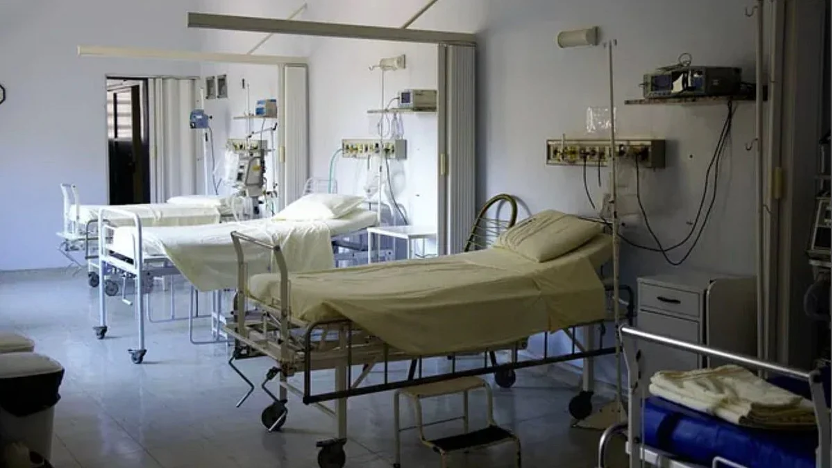 Representative image of hospital beds.