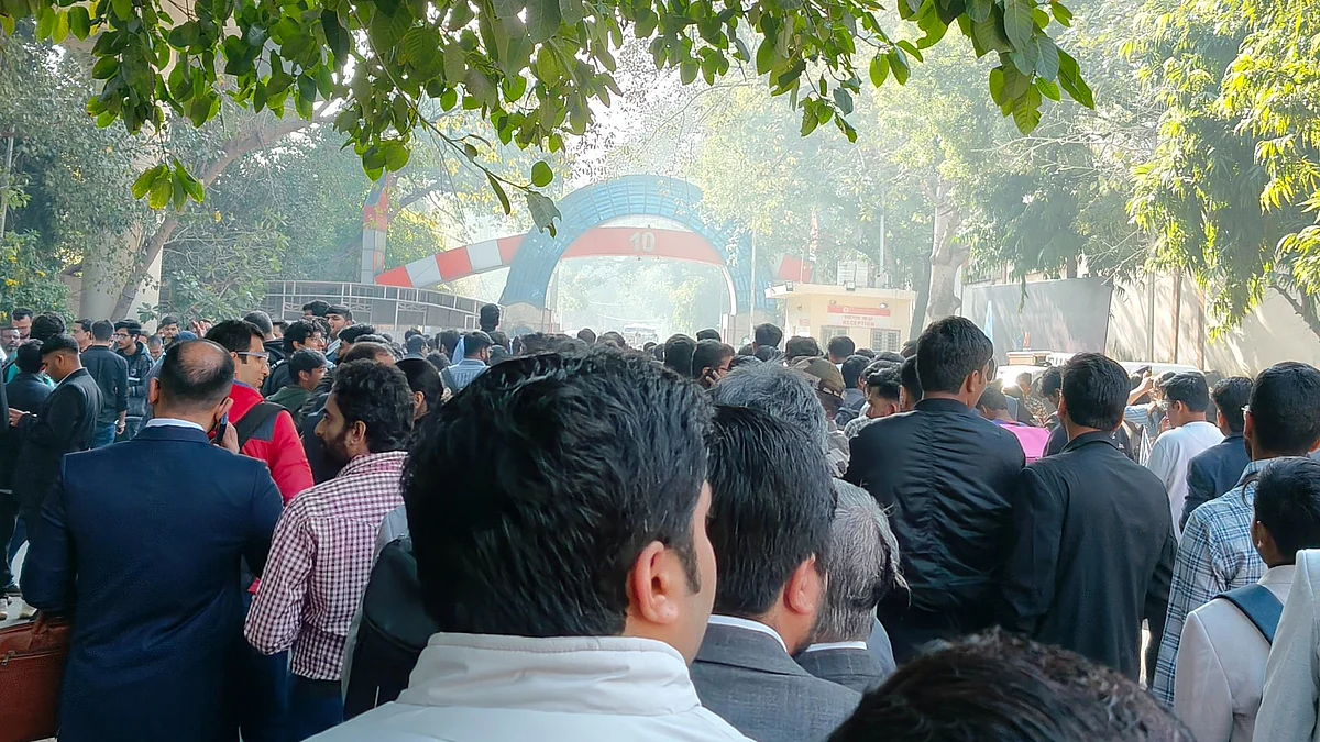 Crowds at India AI Impact Summit 2026