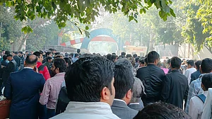 Crowds at India AI Impact Summit 2026