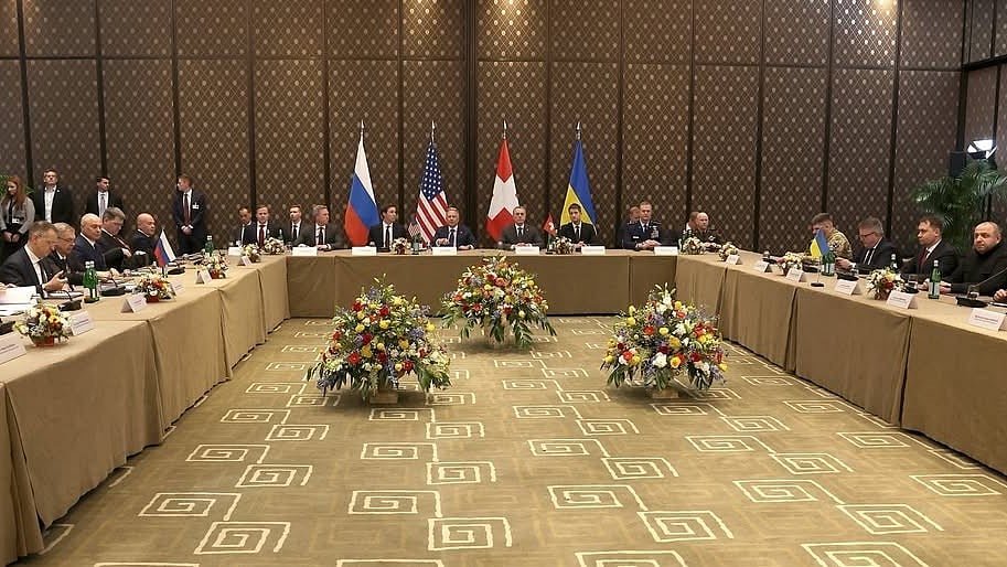 Zelenskyy said the negotiations were “not easy” due to sharp differences. 